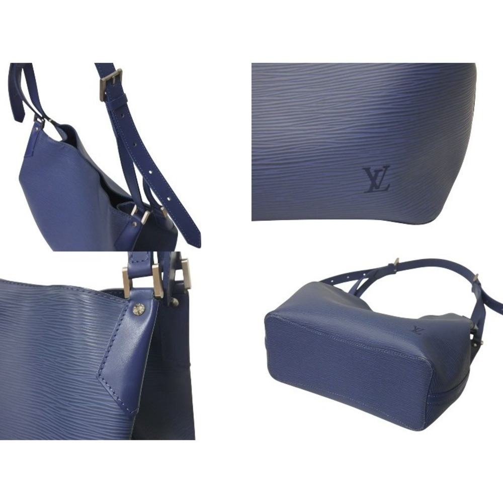LOUIS VUITTON Epi Mandala Shoulder Bag Leather Blue - Picture 6 of 9